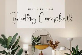 Dangella Handwritten Script Font