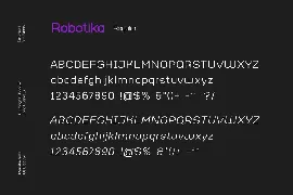 Robotika Sans Serif Modern Font Family