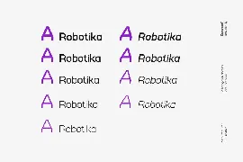 Robotika Sans Serif Modern Font Family