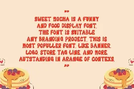 Sweet Mocha - Display Font