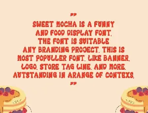 Sweet Mocha - Display Font