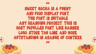 Sweet Mocha - Display Font