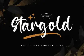 Stargold - Bold Font