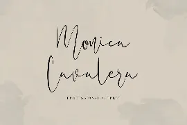 Monicallisa Feminine Logo Script Font