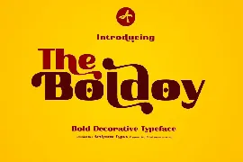 Boldoy - Decorative Typeface font