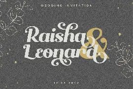 Qanthura | Elegant bold script font