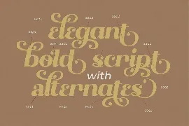 Qanthura | Elegant bold script font