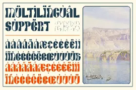 Graviard - Psychedelic Display Font