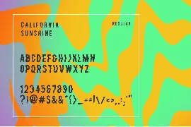 California Sunshine font