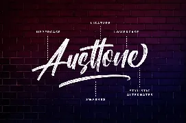 Austtone - Brush Font