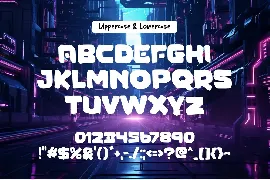 Block Force â€“ Display font