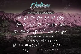 Challum Handwritten Script Font