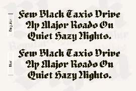 Black Sigra font