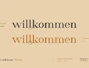 Gunterhaus - Modern & Transitional Serif font