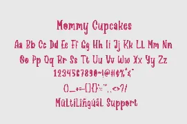 Mommy Cupcakes font