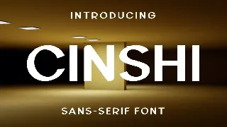 Cinsi Logo font