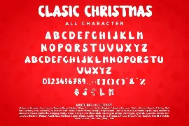 Classic Christmas font