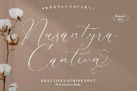 Nusantyra Cantiva Script Font