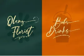 Wondertis - Handbrush Typeface font