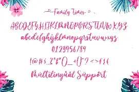 Family Times font