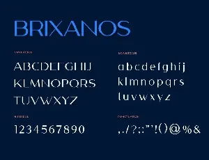 Brixanos Sans Serif Modern Font