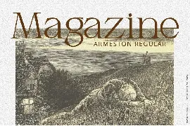 Armeston - Modern Serif font