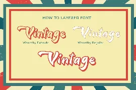 Wanothy - Vintage Font