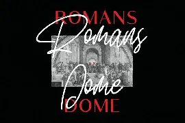 Roma Invicta Font Duo Script Sans