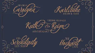 Berlin Script + Great Serif font