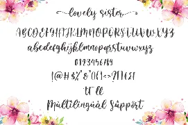 Lovely Sister font