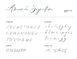 Amanda Signature Font