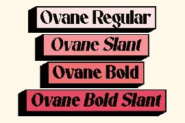 Ovane - Clean Display Sans font