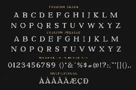 Fashion Pressed Advertisement Font