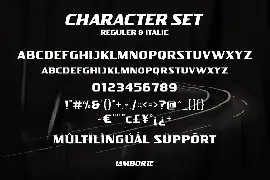 LAMBORTE font