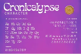 Cronicalypse font