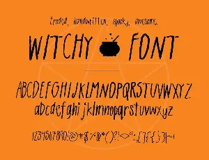 Witchy font