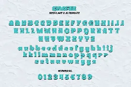 Glasfur - Bubble Display Font