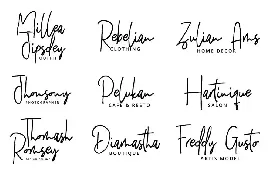 Hilmounte - Authentic Signature font