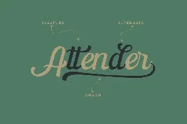 The Paiton -Modern Script Font