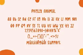 Pretty Animal font