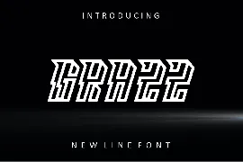 Drakizz line font