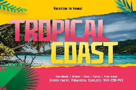 Hawainas - Tropical Display Font