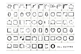 Frames Dingbat font