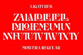 Mowera - Bold Serif font