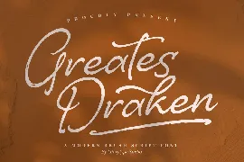 Greates Draken Brush Script Font