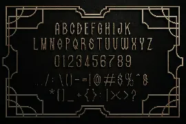 Astral display font