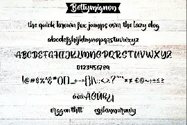 Betty Mignon | Bold Handwriting Script Font