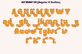 Groovy Orange - Groovy Retro font