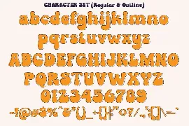 Groovy Orange - Groovy Retro font