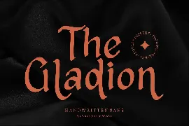 The Gladion Handwritten Sans Font